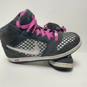 NIKE Air Prestige II Women's Shoes Size 10 Gray High Tops 349443 001 Sneakers